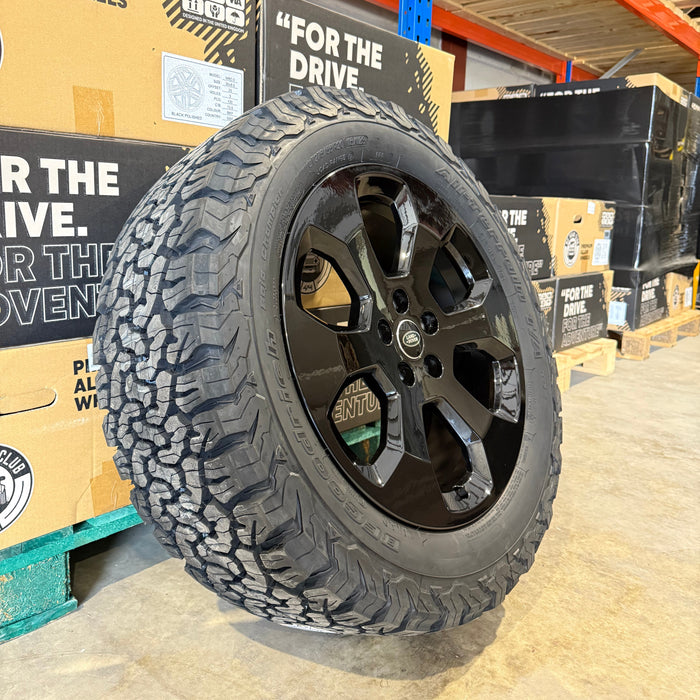 Genuine Land Rover Discovery 5 Style 6011 20" Alloy Wheels & Off Road Tyres