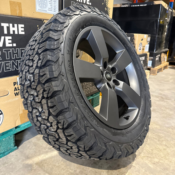 Genuine Land Rover Discovery 5 Style 5098 20" Alloy Wheels & Off Road Tyres