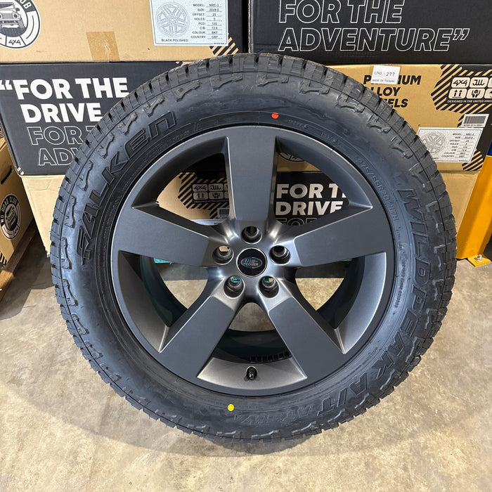Genuine Land Rover Discovery 5 Style 5098 20" Alloy Wheels & Off Road Tyres