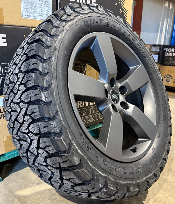 Genuine Land Rover Discovery 5 Style 5098 20" Alloy Wheels & Off Road Tyres