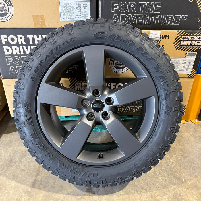 Genuine Land Rover Discovery 5 Style 5098 20" Alloy Wheels & Off Road Tyres