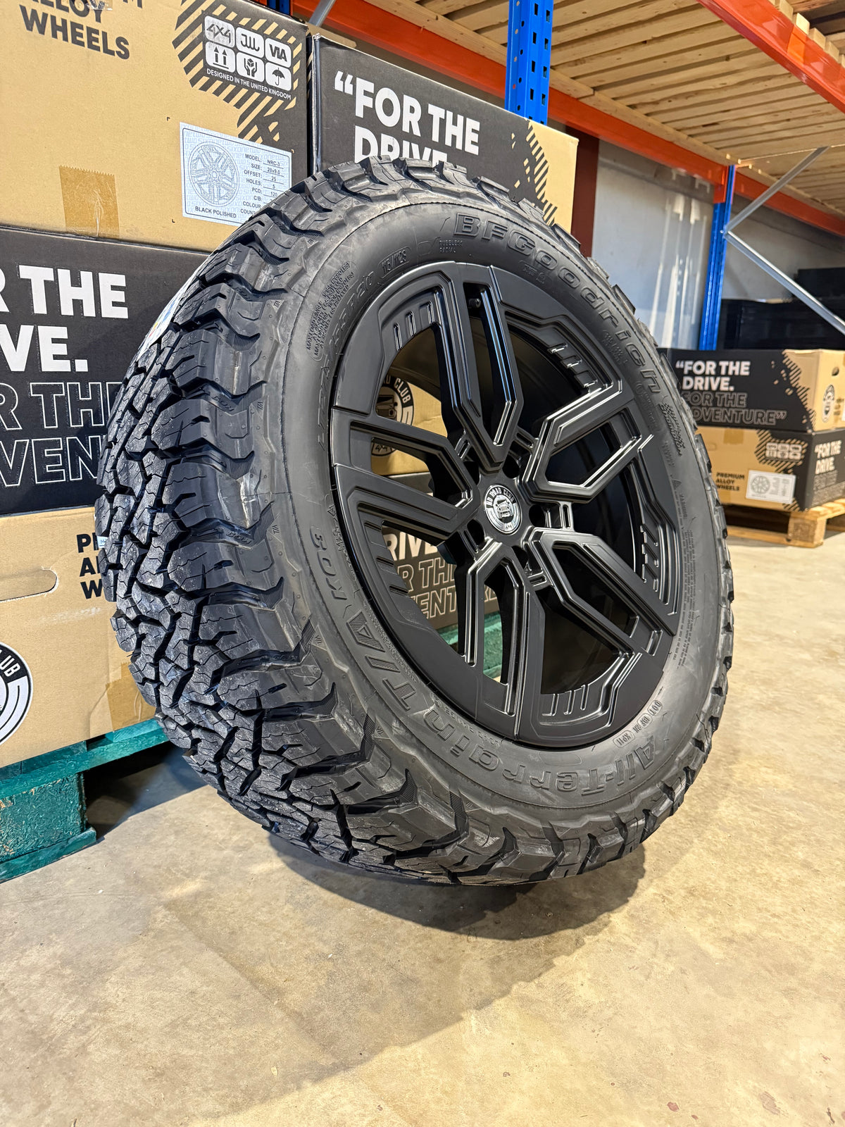 NRC-3 20" New Defender Off Road Alloy Wheels &amp; Tyres