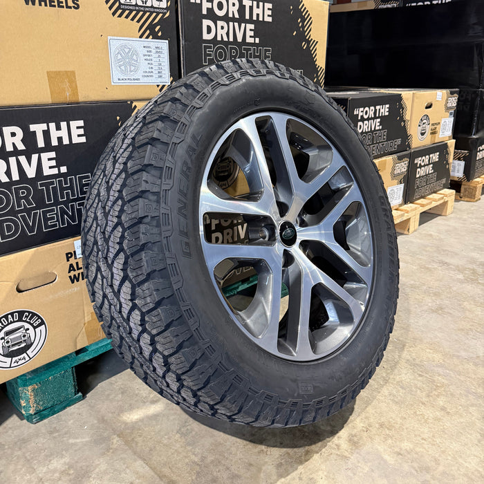 Genuine Land Rover Discovery 5 Style 5095 20" Alloy Wheels & Off Road Tyres