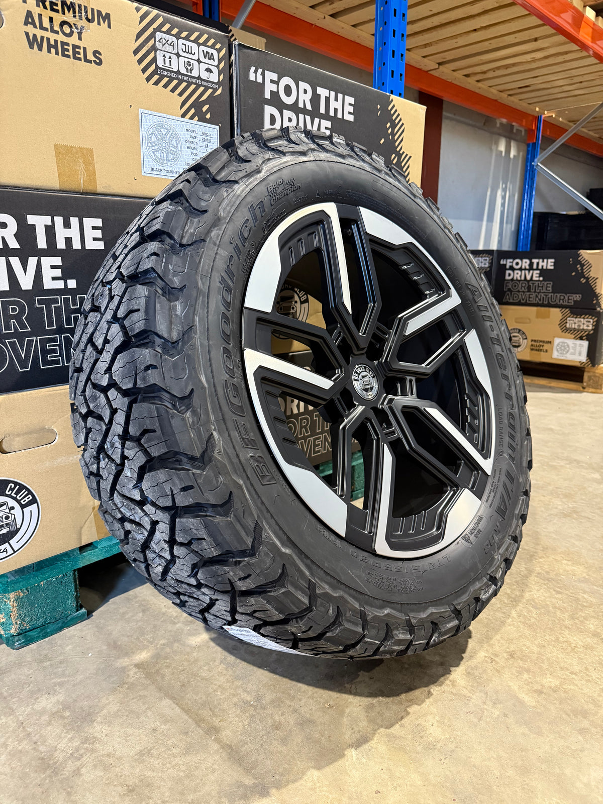 NRC-3 20" New Defender Off Road Alloy Wheels &amp; Tyres