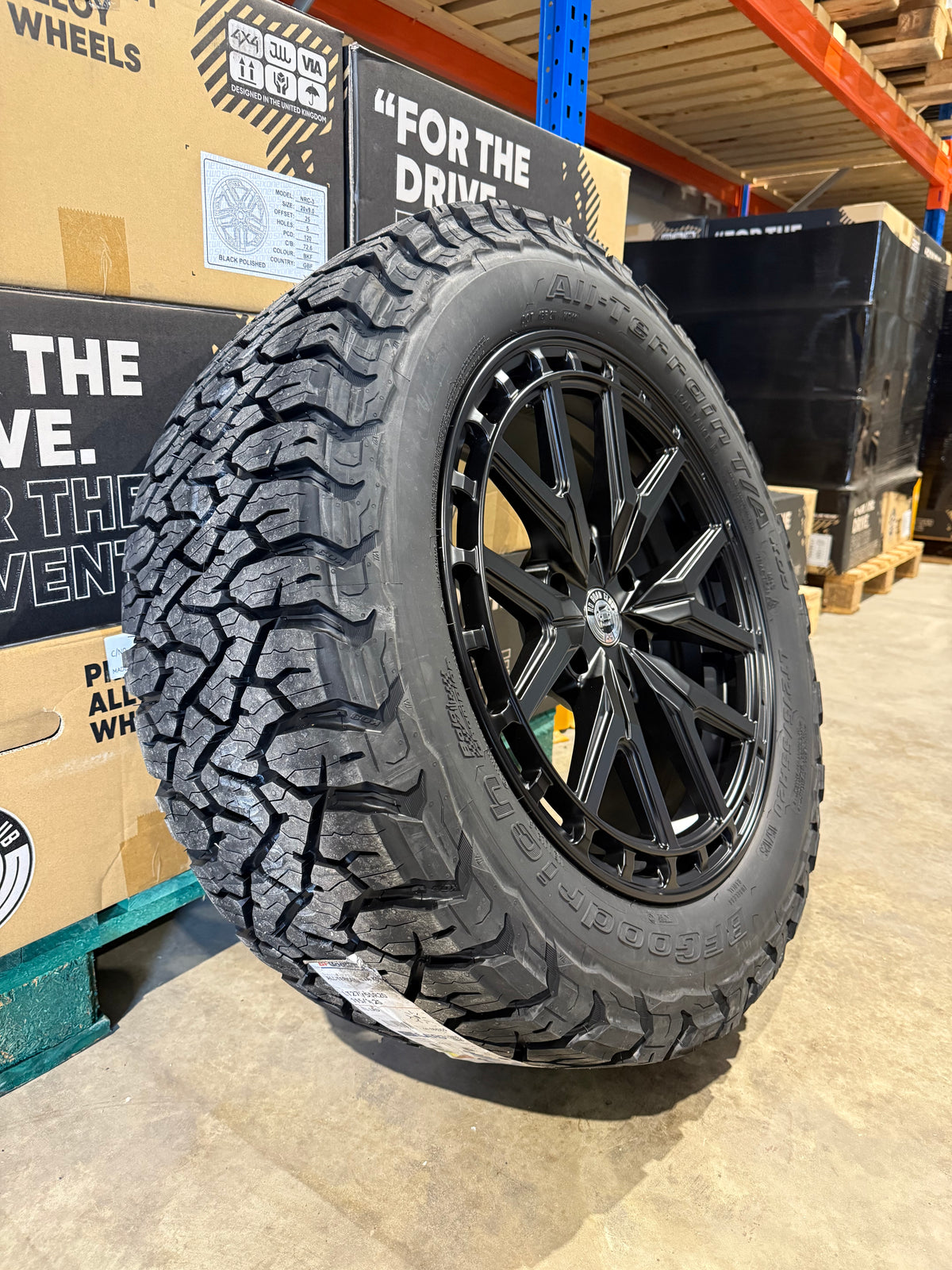NRC-2 CHRONOGRIP 20" Ford Ranger Off Road Alloy Wheels &amp; Tyres