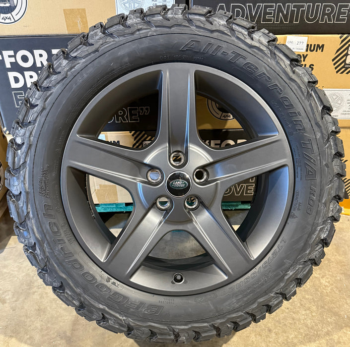 Genuine Land Rover Discovery 5 Style 5094 20" Alloy Wheels & Off Road Tyres