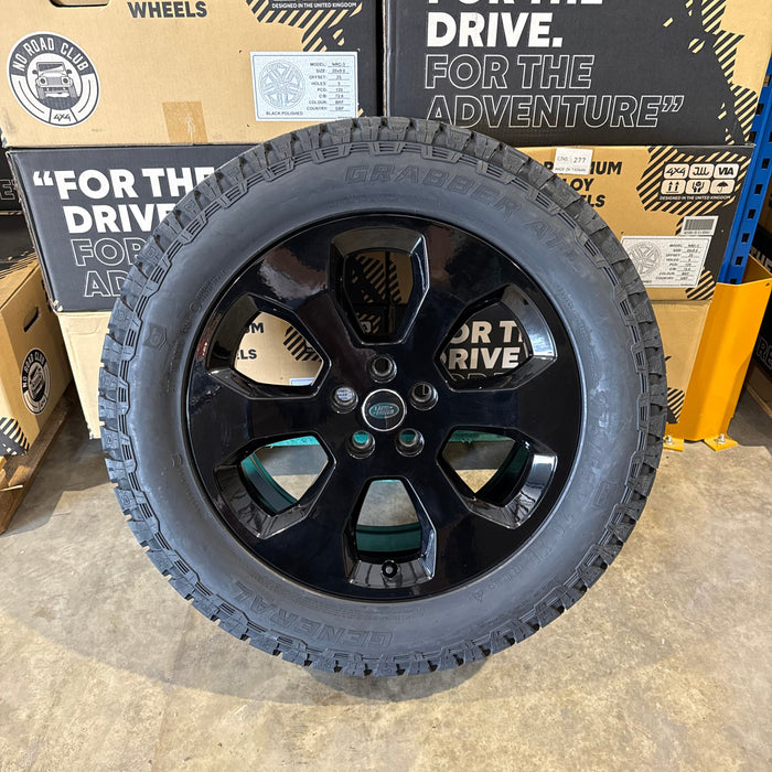 Genuine Land Rover Discovery 5 Style 6011 20" Alloy Wheels & Off Road Tyres