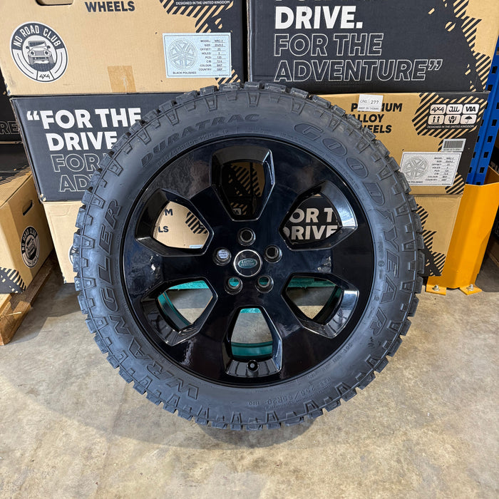 Genuine Land Rover Discovery 5 Style 6011 20" Alloy Wheels & Off Road Tyres