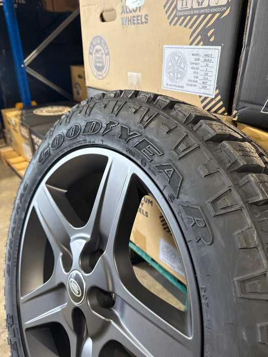 Genuine Land Rover Discovery 5 Style 5094 20" Alloy Wheels & Off Road Tyres