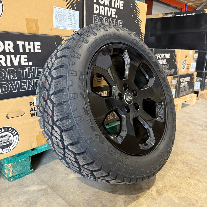 Genuine Land Rover Discovery 5 Style 6011 20" Alloy Wheels & Off Road Tyres