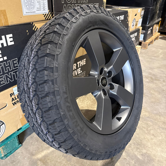 Genuine Land Rover Discovery 5 Style 5098 20" Alloy Wheels & Off Road Tyres