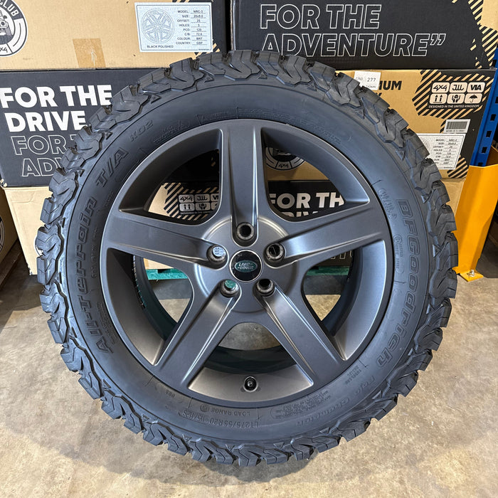 Genuine Land Rover Discovery 5 Style 5094 20" Alloy Wheels & Off Road Tyres