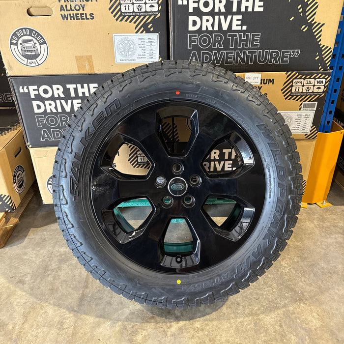 Genuine Land Rover Discovery 5 Style 6011 20" Alloy Wheels & Off Road Tyres