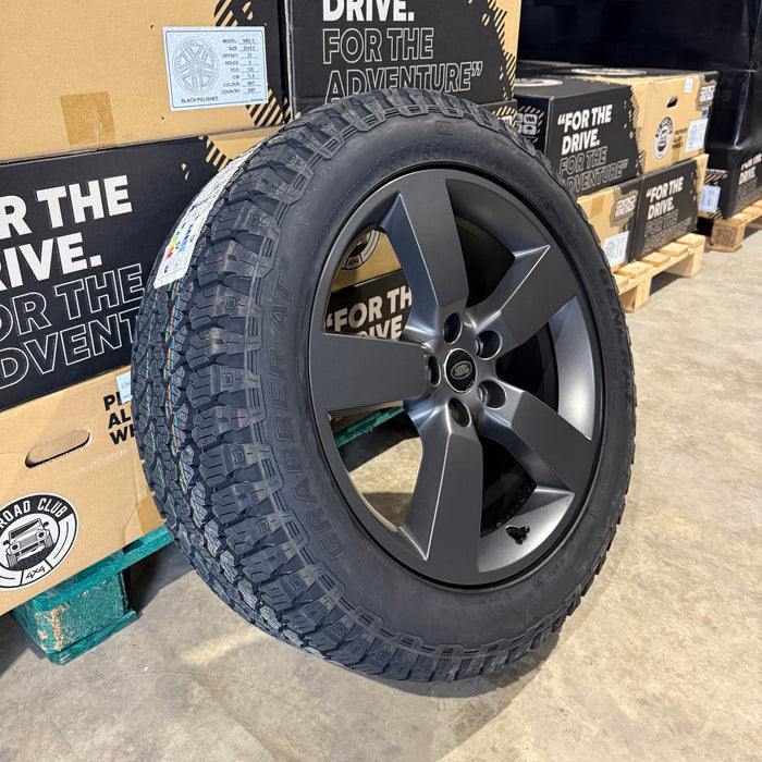 Genuine Land Rover Discovery 5 Style 5098 20" Alloy Wheels & Off Road Tyres