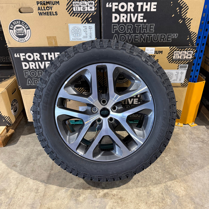 Genuine Land Rover Discovery 5 Style 5095 20" Alloy Wheels & Off Road Tyres
