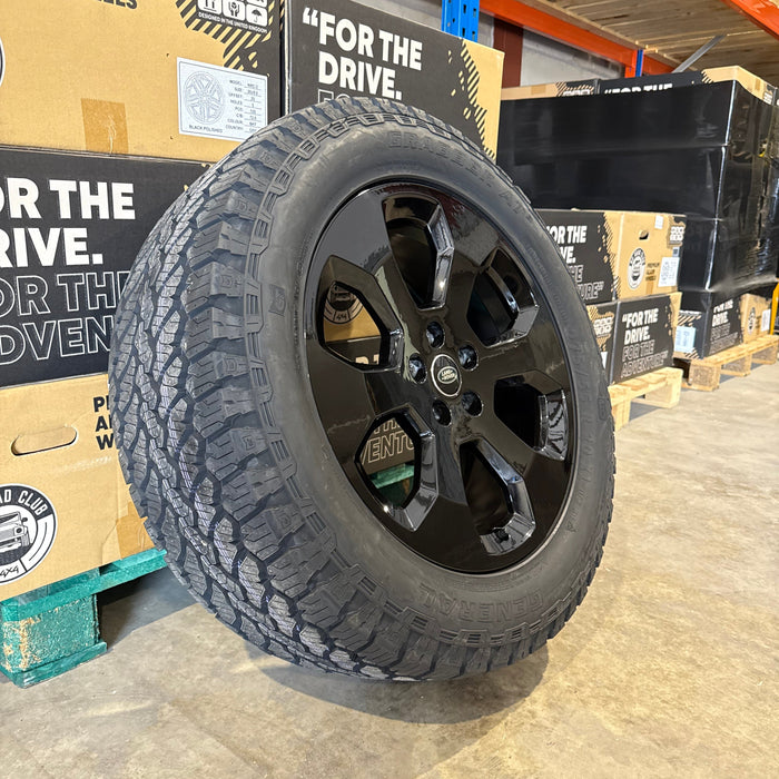 Genuine Land Rover Discovery 5 Style 6011 20" Alloy Wheels & Off Road Tyres