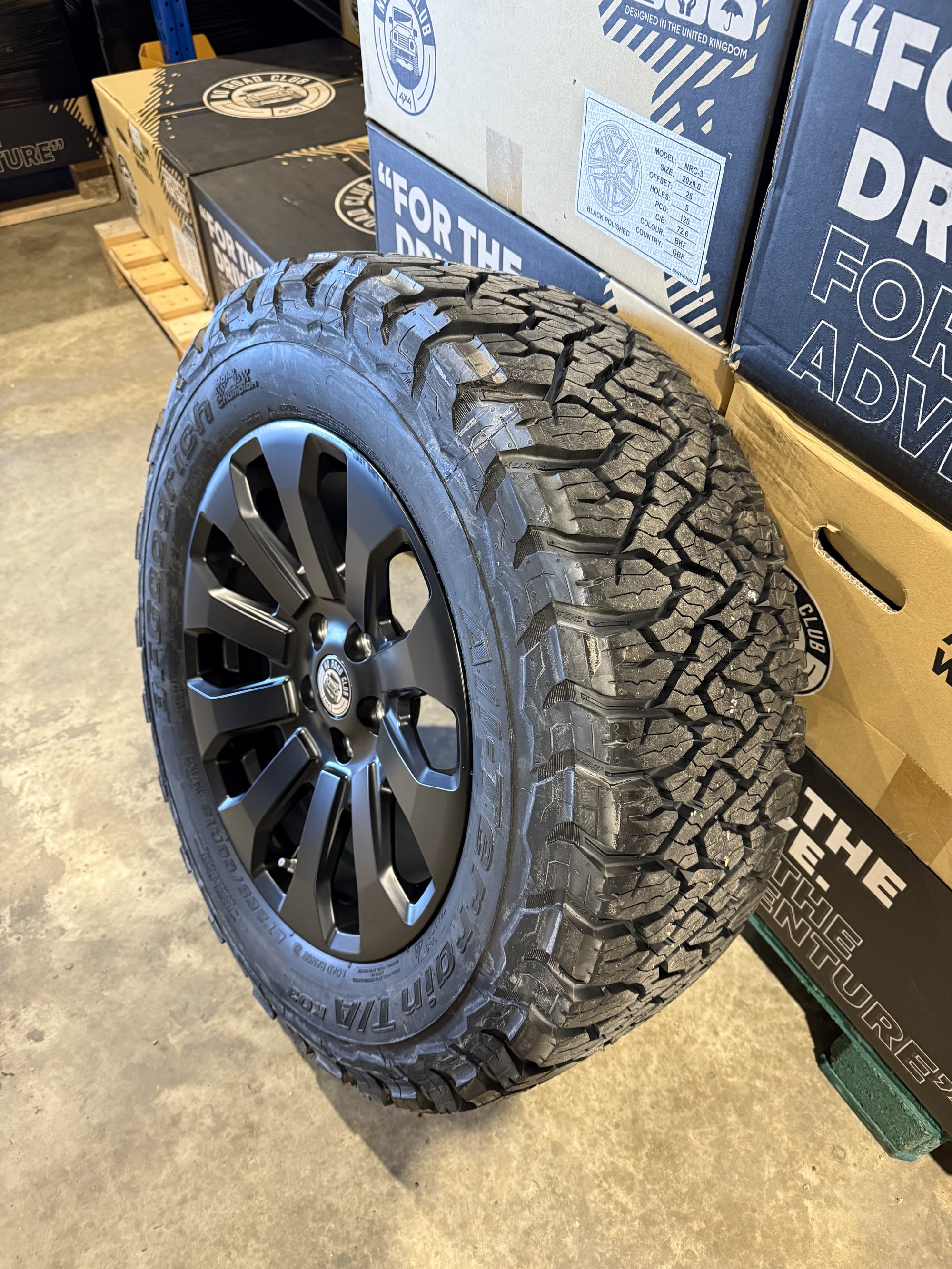 NRC-1 18" Land Rover Discovery 4 Off Road Alloy Wheels &amp; Tyres